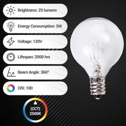 E12 G40 120V 5W Bulb - Pack of 50 thumbnail 1