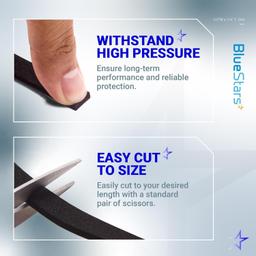 [Lifetime Warranty] Adhesive Door & Window Foam Tape 1/2"W x 1/4" T 33ft thumbnail 4