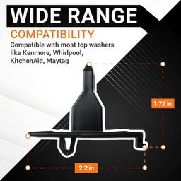 8181651 Washer Door Catch Strike - Pack of 2 thumbnail 4