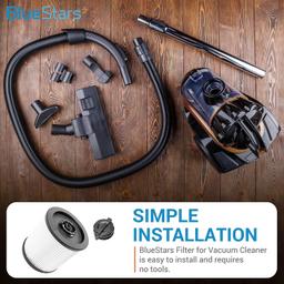 [Lifetime Warranty] DXVC6910 Cartridge Filter Replacement for DEWALT 6-16 Gallon Wet Dry Vacuum Cleaner DXV06P DXV09P DXV09PA DXV10P DXV10PL DXV10S DXV10SA DXV10SB DXV12P DXV14P - Pack of 2 thumbnail 4