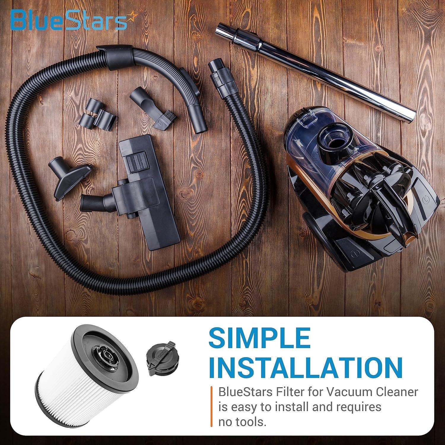 [Lifetime Warranty] DXVC6910 Cartridge Filter Replacement for DEWALT 6-16 Gallon Wet Dry Vacuum Cleaner DXV06P DXV09P DXV09PA DXV10P DXV10PL DXV10S DXV10SA DXV10SB DXV12P DXV14P - Pack of 2 image 4