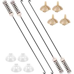 [Lifetime Warranty] W10780048 Washer Suspension Rod Kit 23.6" - Compatible with Whirlpool Maytag Roper Amana Kenmore and Admiral Washers - Replaces W10257087 W10257088 10349191 W10349193 - Pack of 4 thumbnail 0