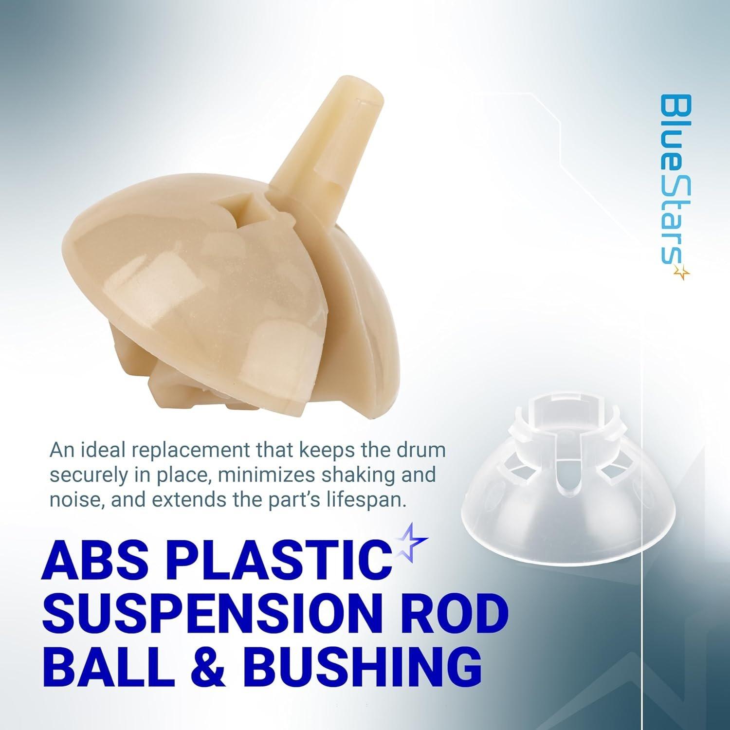 [Lifetime Warranty] W10780048 Washer Suspension Rod Kit 23.6" - Compatible with Whirlpool Maytag Roper Amana Kenmore and Admiral Washers - Replaces W10257087 W10257088 10349191 W10349193 - Pack of 4 image 3