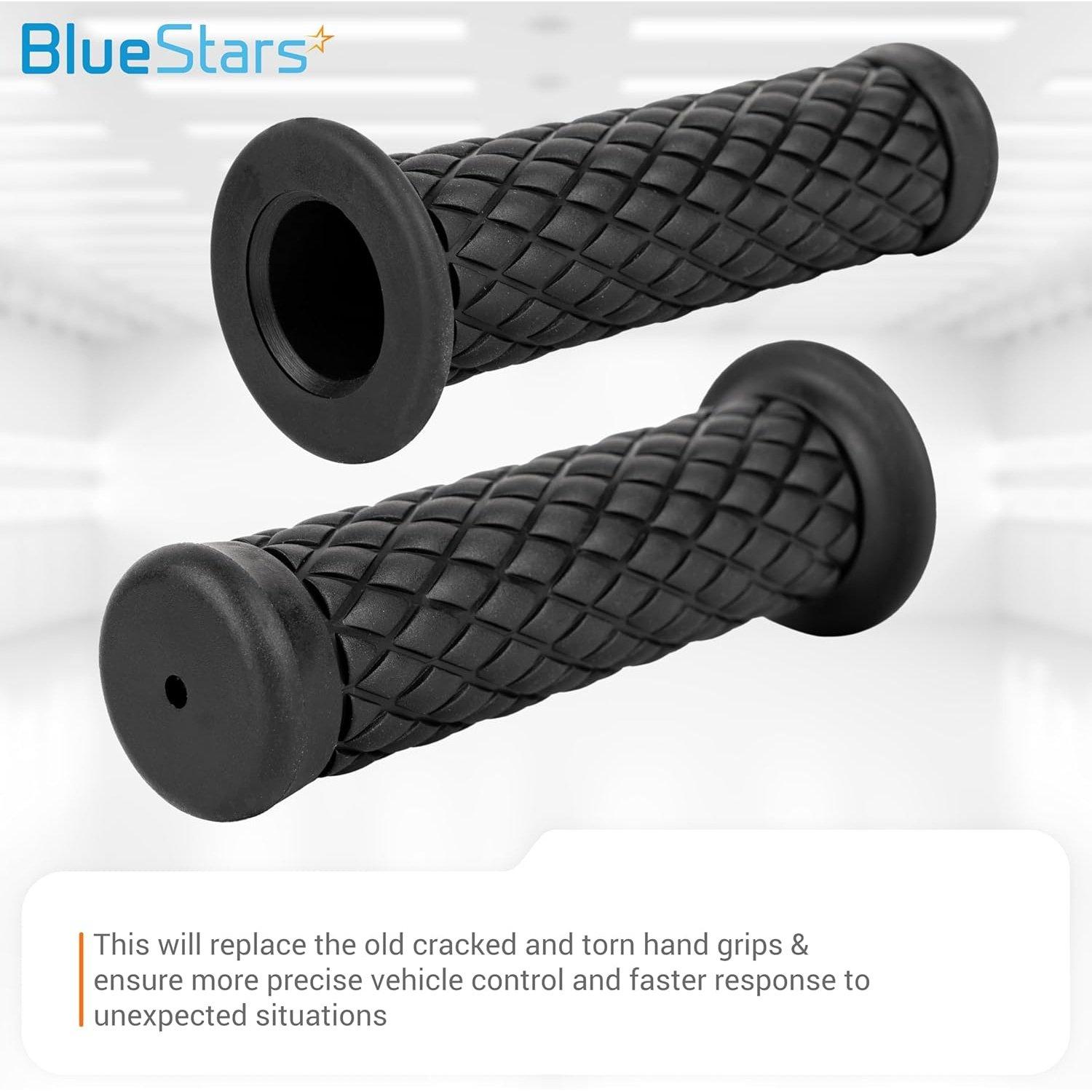 Retro Motorcycle Hand Grips 7/8" 22mm 1" 24mm Handlebars image 2