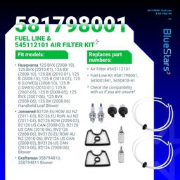 581798001 Fuel Line 581798001 Air Filter Kit thumbnail 4