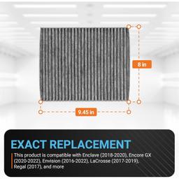 CF11966 CP966 Activated Cabin Carbon Air Filter thumbnail 6