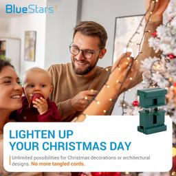 [Lifetime Warranty] Set of 10 (20 Pieces) 6A 110/125V Male and Female Slip Plug for Christmas Light Decoration thumbnail 5