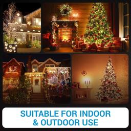 [Lifetime Warranty] Set of 10 (20 Pieces) 6A 110/125V Male and Female Slip Plug for Christmas Light Decoration thumbnail 1