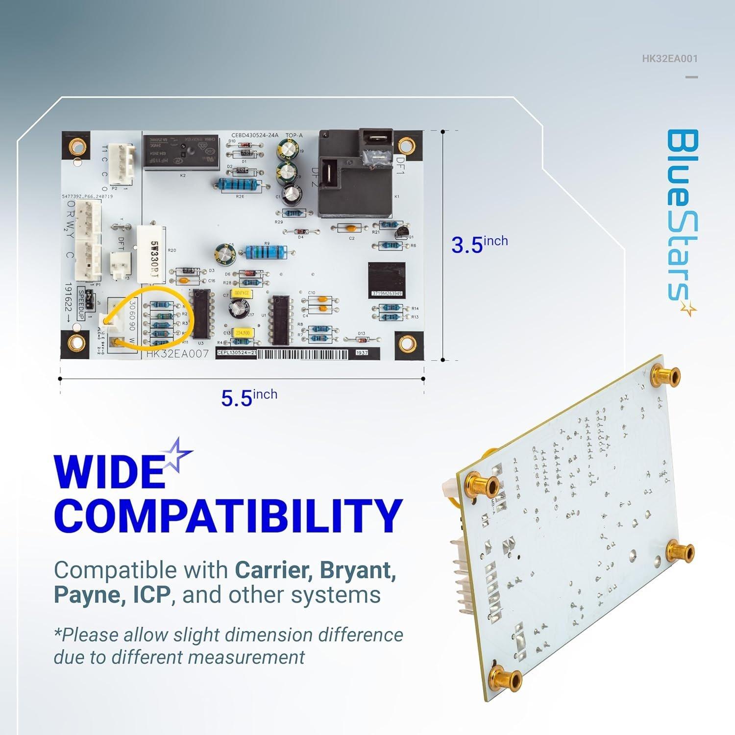 HK32EA001 HK32EA007 Defrost Timer Control Circuit Board image 1