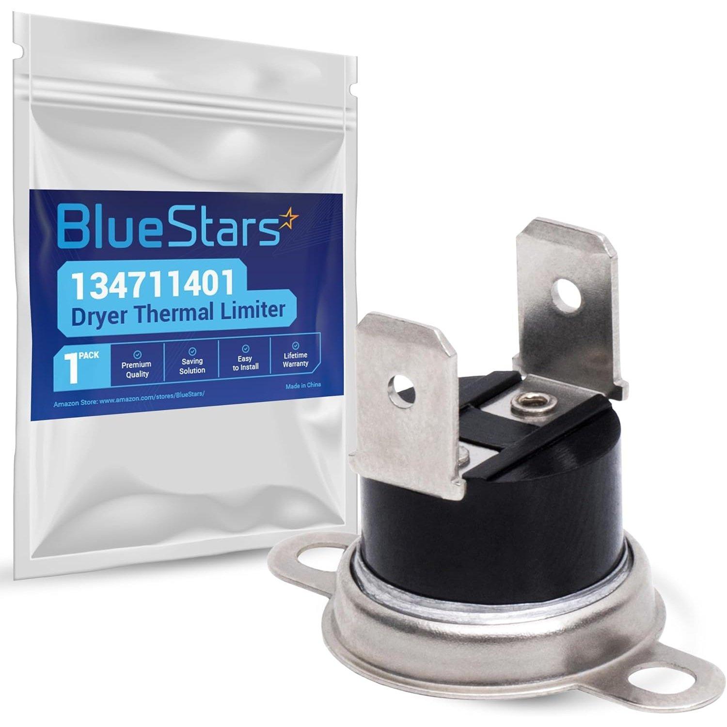 [Lifetime Warranty] 134711401 Dryer Thermal Limiter - Compatible with Frigidaire & Kenmore Dryers - Replaces 7134711400, 134711400, AP5645246, PS4704883 image 0