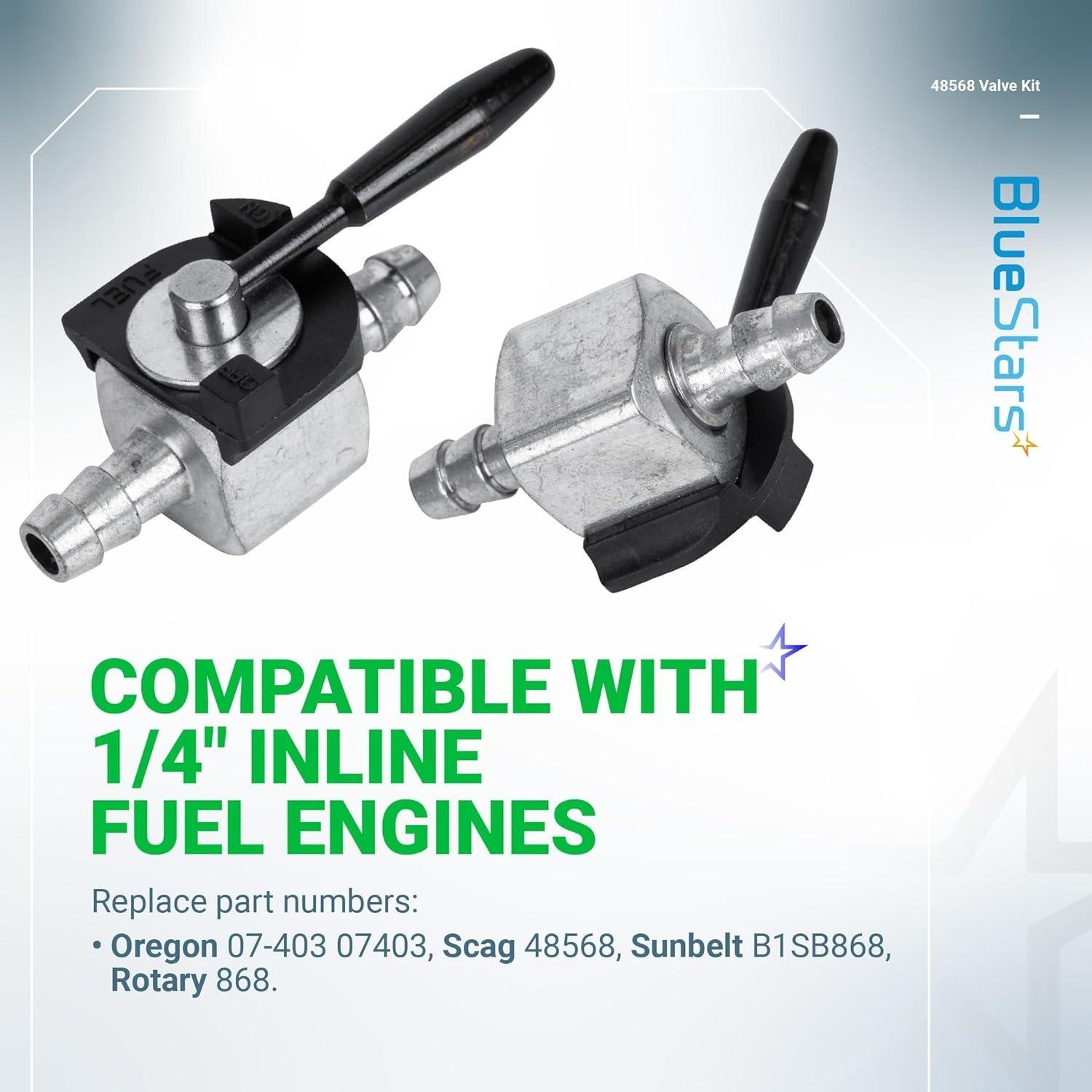 48568 1/4" Inline Fuel Shut Off Valve Kit image 3