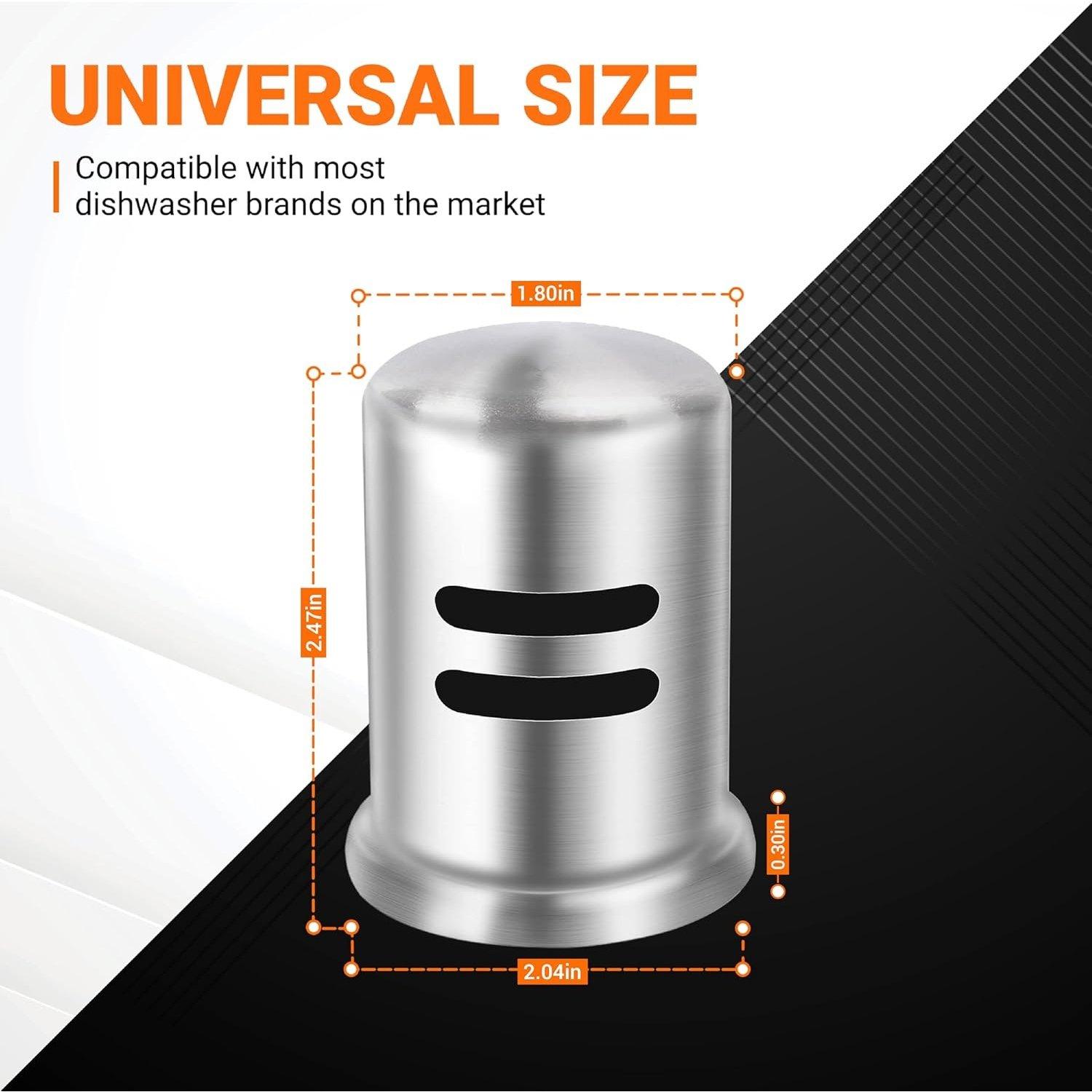 [Lifetime Warranty] Dishwasher Stainless Steel Air Gap Cover 2.47â€ Height image 6