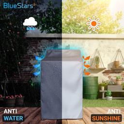 Silver Washing Machine Cover with Laundry Bag thumbnail 6