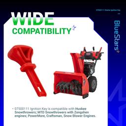 [Lifetime Warranty] 07500111 Snow Thrower Snowblower Starter Ignition Key - Pack of 4 thumbnail 5