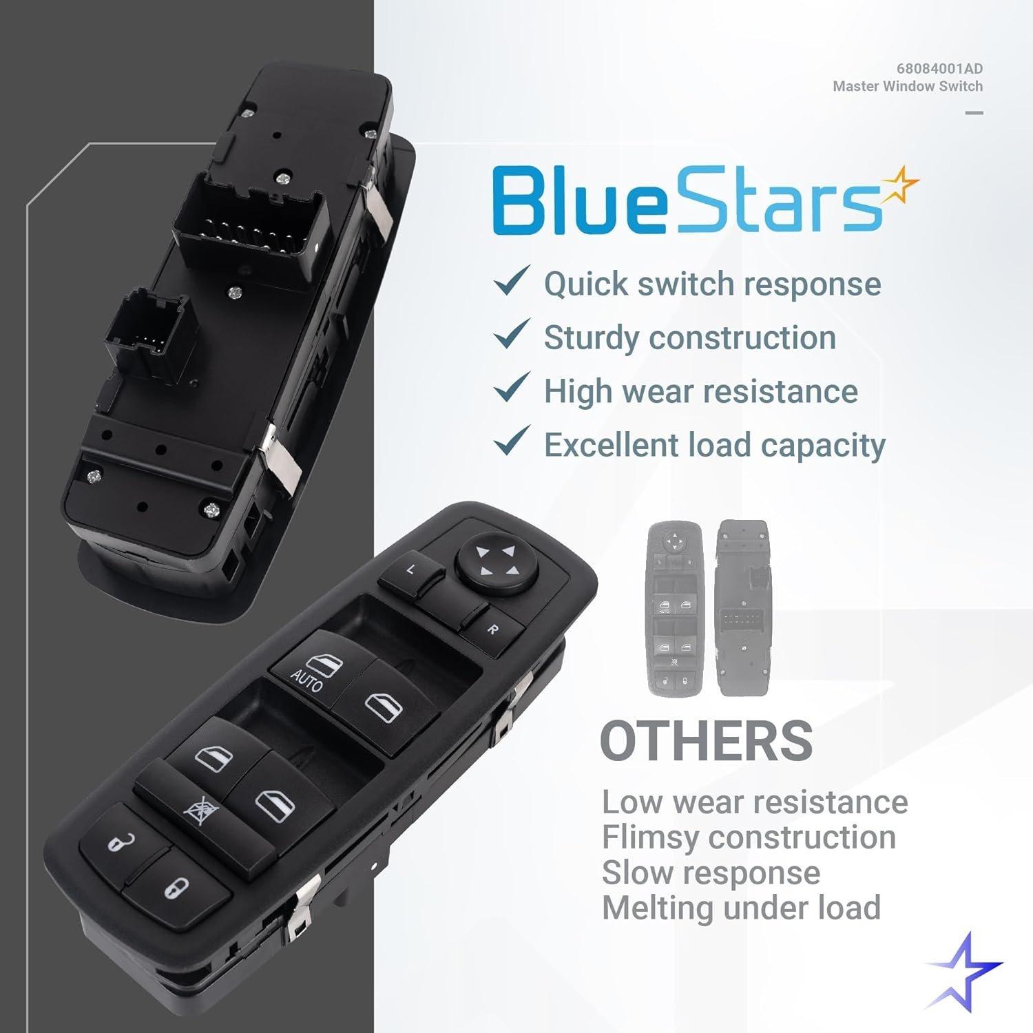 [Lifetime Warranty] 68084001AD Driver Side Power Master Window Switch image 3