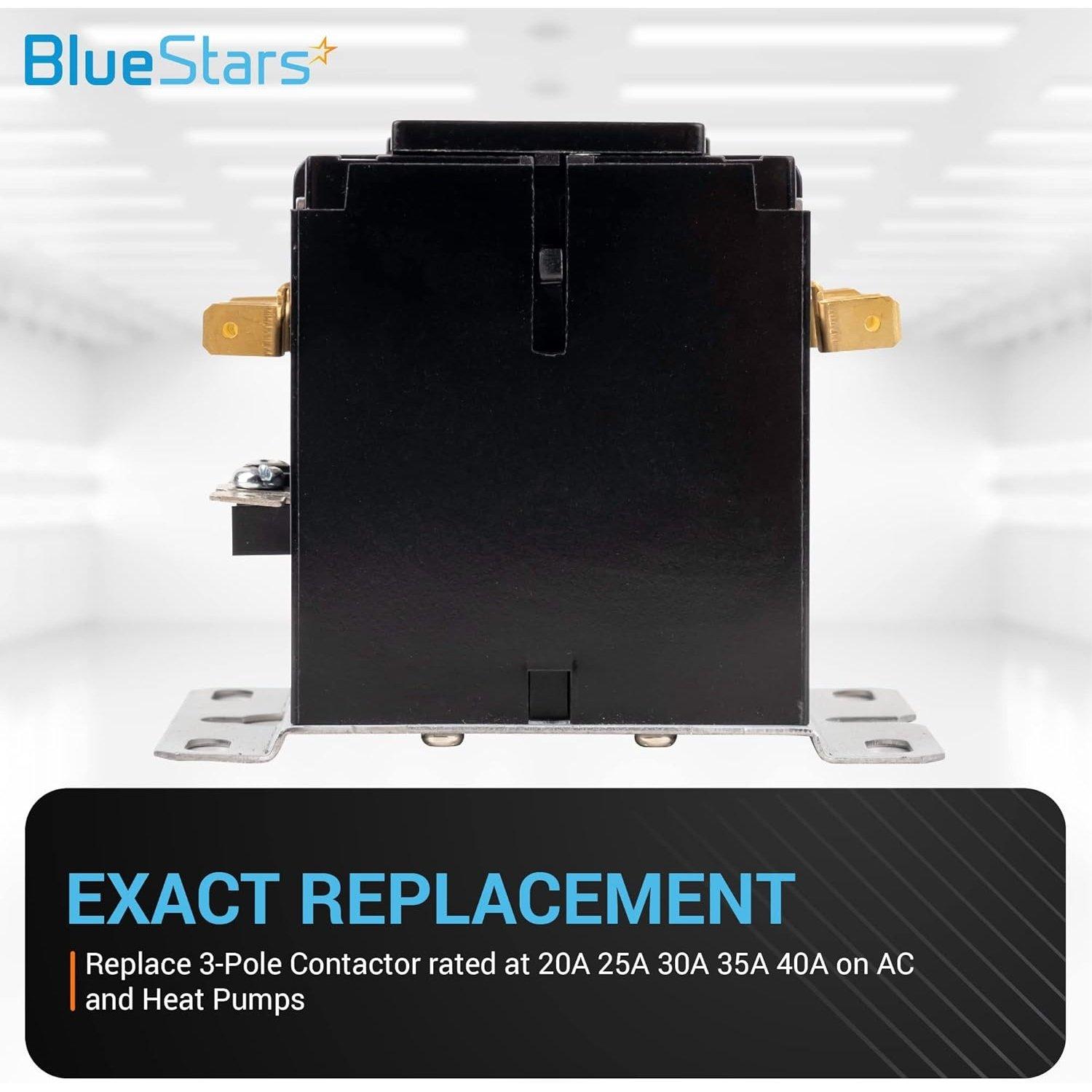 3 Pole FLA Contactor 40 Amp 240 VAC Coil Condenser Compressor AC Definite Purpose Contactor image 6