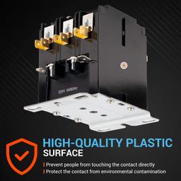 3 Pole FLA Contactor 40 Amp 240 VAC Coil Condenser Compressor AC Definite Purpose Contactor thumbnail 2