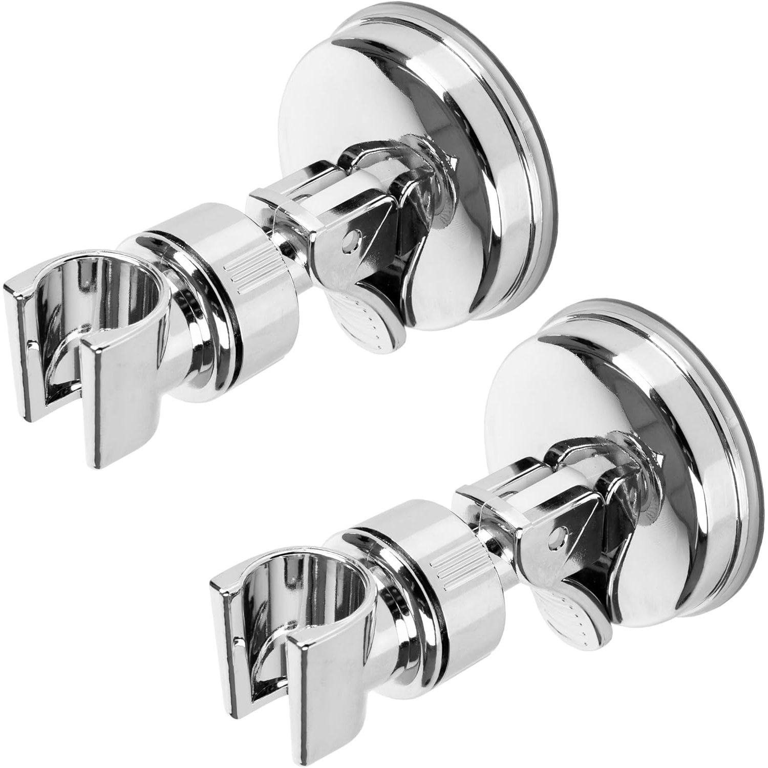 360° Adjustable Suction Shower Head Holder Bracket image 0