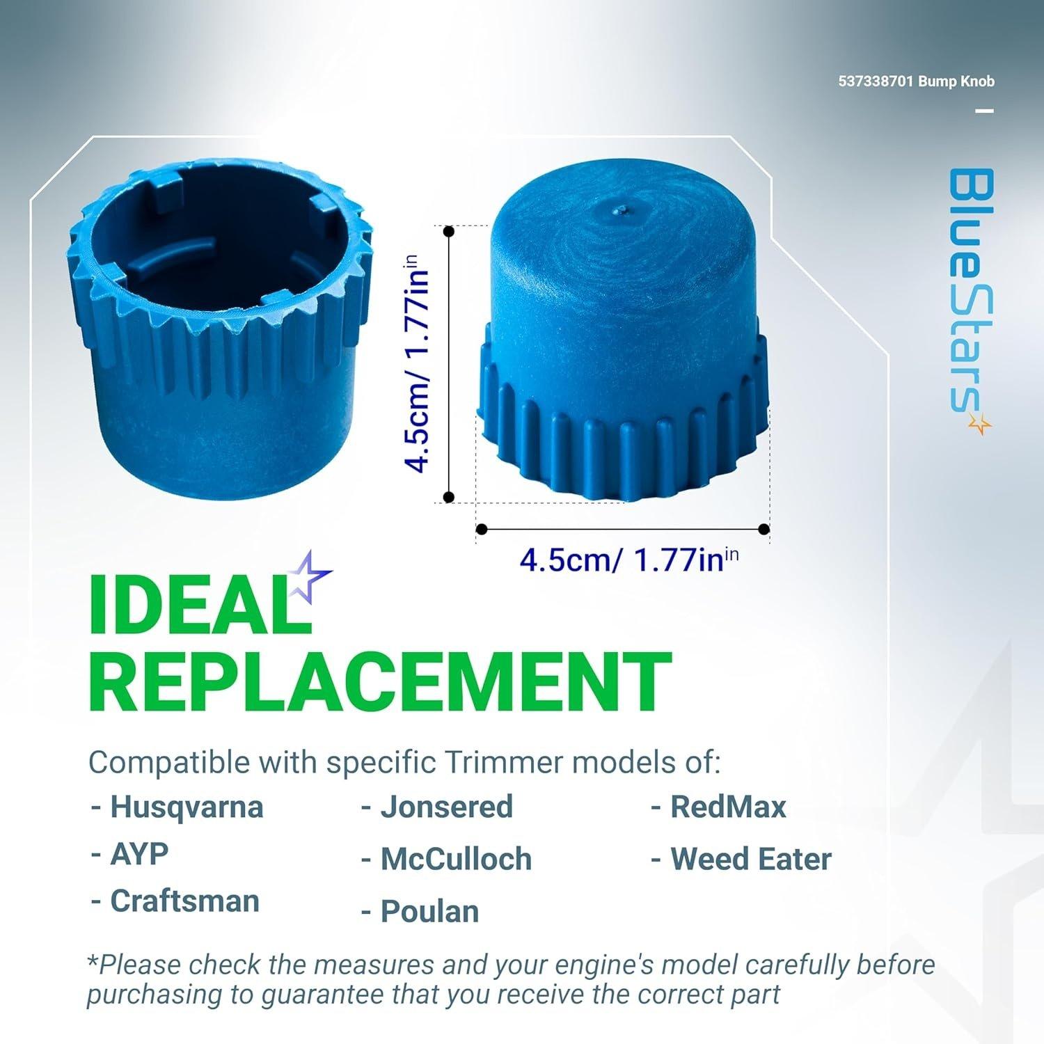 [Lifetime Warranty] 537338701 Trimmer Head Bump Knob - Pack of 4 image 3