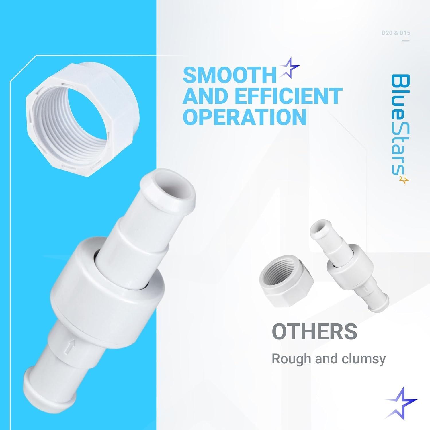 [Lifetime Warranty] D20 Pool Cleaner Hose Swivel & D15 Hose Nut Kit image 8