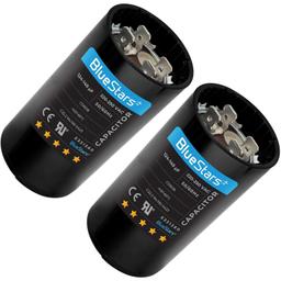 [Lifetime Warranty] 124-149 uF MFD 220-250 VAC Round Start Capacitor - Fits AC Motor Run, Fan Start, Heat Pump - Pack of 2 thumbnail 0