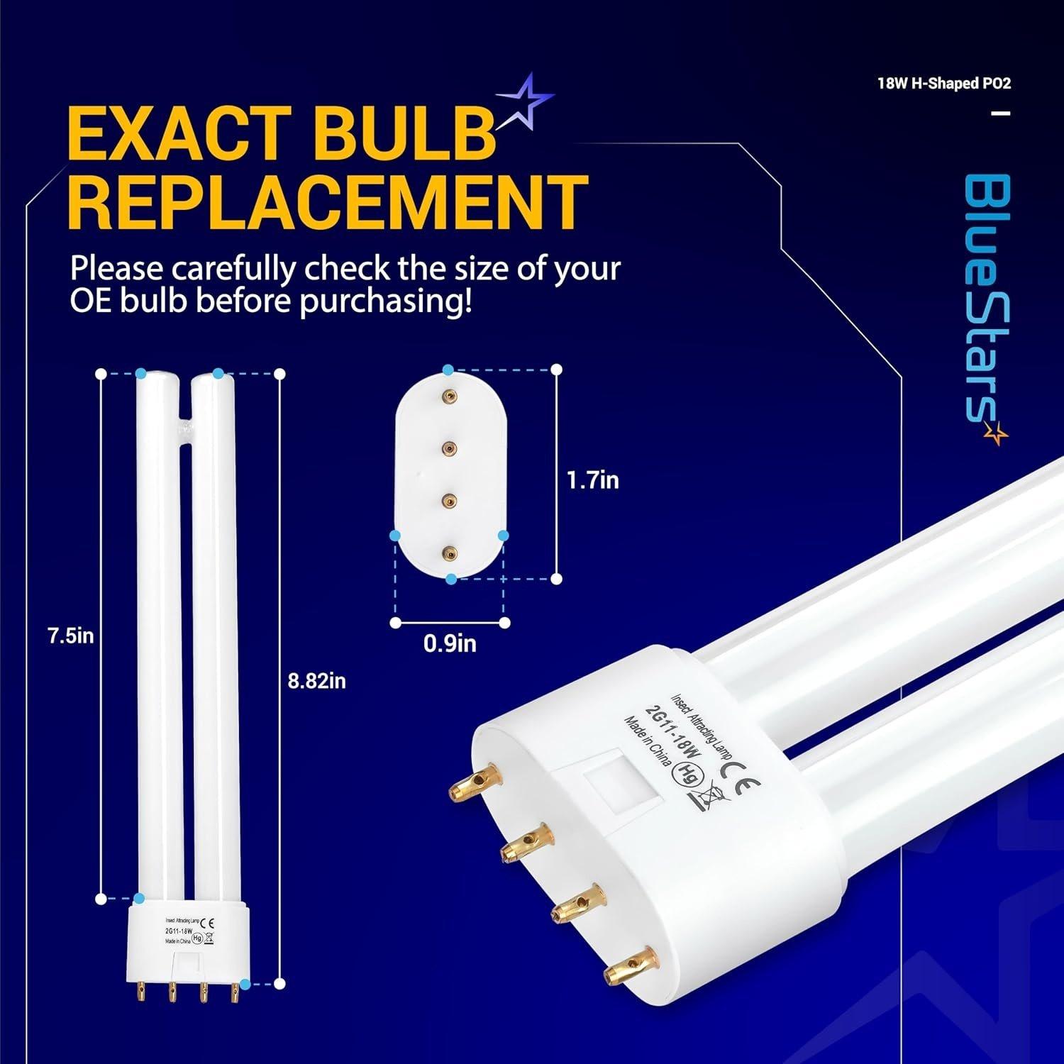 [Lifetime Warranty] 2G11 18W Bulb H-Shaped Tube with 4-Pin Base - Pack of 2 image 6