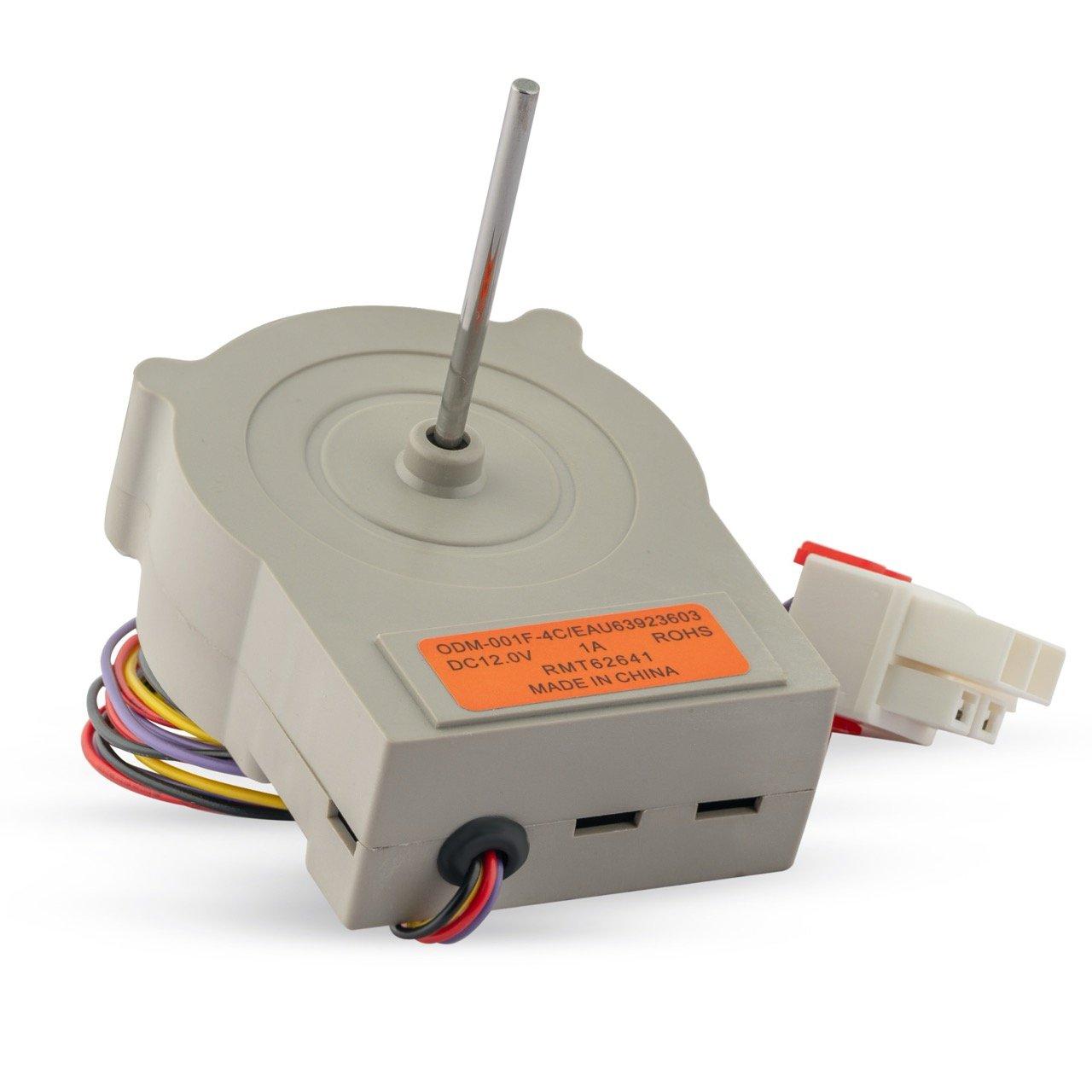 [Lifetime Warranty] EAU63923603 Refrigerator Evaporator Fan Motor Assembly - Compatible with LG and Kenmore Refrigerators DC 12.0V / 1.0 A - Replaces EAU65058305, AP6317197, PS12383671, EAP12383671, PD00045140 image 0