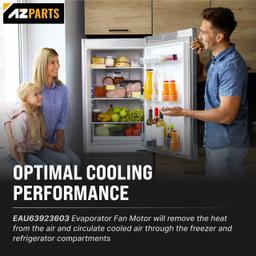 [Lifetime Warranty] EAU63923603 Refrigerator Evaporator Fan Motor Assembly - Compatible with LG and Kenmore Refrigerators DC 12.0V / 1.0 A - Replaces EAU65058305, AP6317197, PS12383671, EAP12383671, PD00045140 thumbnail 4