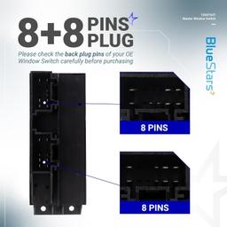 [Lifetime Warranty] 15047637 Driver Side Power Master Window Switch thumbnail 5