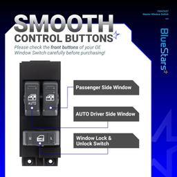 [Lifetime Warranty] 15047637 Driver Side Power Master Window Switch thumbnail 3
