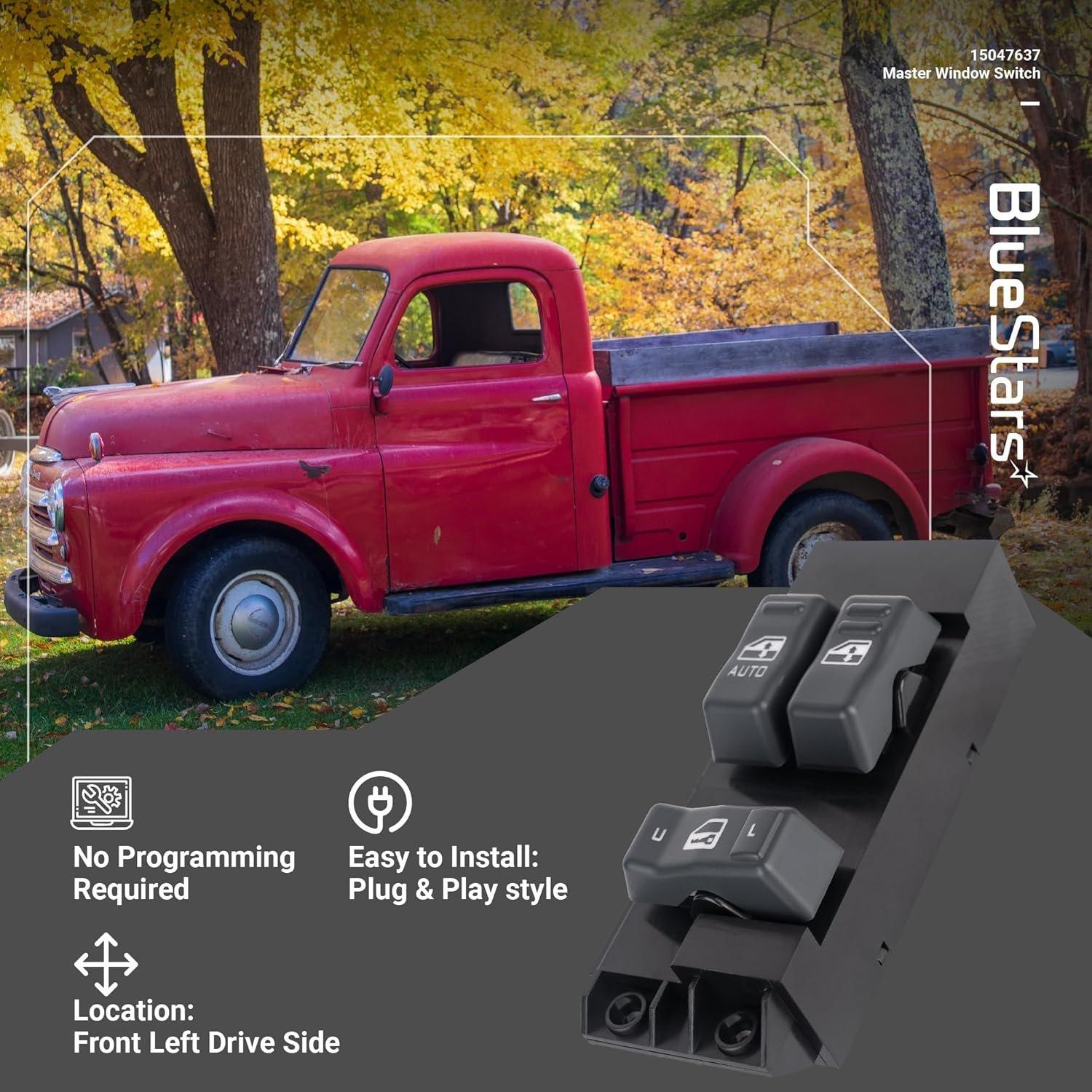 [Lifetime Warranty] 15047637 Driver Side Power Master Window Switch image 4