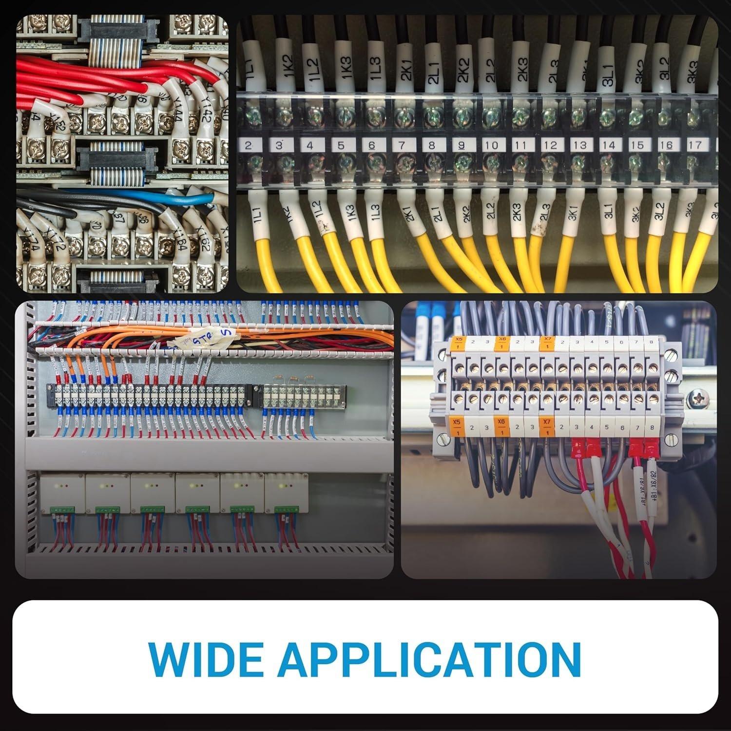 [Lifetime Warranty] 5-pack 6 Positions Terminal Strip Blocks 600V 25A with Cover and 5-pack 400V 25A 6 Positions Pre-Insulated Terminals Barrier Strip image 3