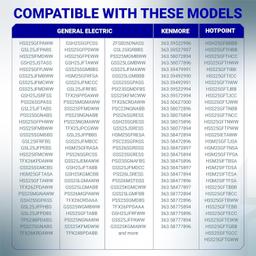 [Lifetime Warranty] WR51X10055 Refrigerator Defrost Heater, WR55X10025 Temperature Sensor and WR50X10068 Defrost Thermostat Replacement - Compatible with GE Hotpoint Refrigerators thumbnail 8