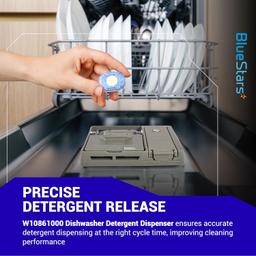 [Lifetime Warranty] W10861000 Dishwasher Detergent Dispenser - Compatible with Whirlpool Kitchenaid Dishwasher WDT730PAHZ0 - Replaces W10620296 W10620298 W10620297 PS11731570 thumbnail 3