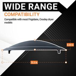 [Lifetime Warranty] 134412860 Washer Door Handle Replacement for Frigidaire & Kenmore Washers - Replaces 134412800 AP4315875 PS2330842 1378569 thumbnail 4