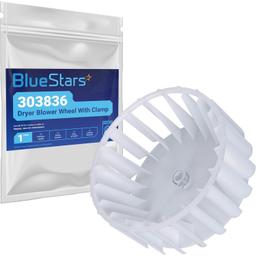 [Lifetime Warranty] Y303836 303836 Dryer Blower Wheel With Clamp Replacement - Compatible with Maytag Jenn-Air International Dryers - Replaces 1245880 AP4294048 thumbnail 0