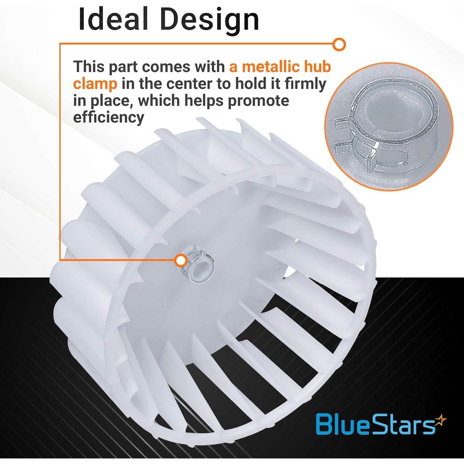 [Lifetime Warranty] Y303836 303836 Dryer Blower Wheel With Clamp Replacement - Compatible with Maytag Jenn-Air International Dryers - Replaces 1245880 AP4294048 image 4