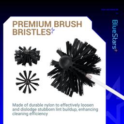 [Lifetime Warranty] 30 Feet Dryer Vent Cleaner Kit with Drill Attachment - Extendable Dryer Vent Cleaner Kit with Brush & 22 Detachable Rods thumbnail 4