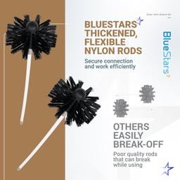 [Lifetime Warranty] 30 Feet Dryer Vent Cleaner Kit with Drill Attachment - Extendable Dryer Vent Cleaner Kit with Brush & 22 Detachable Rods thumbnail 8