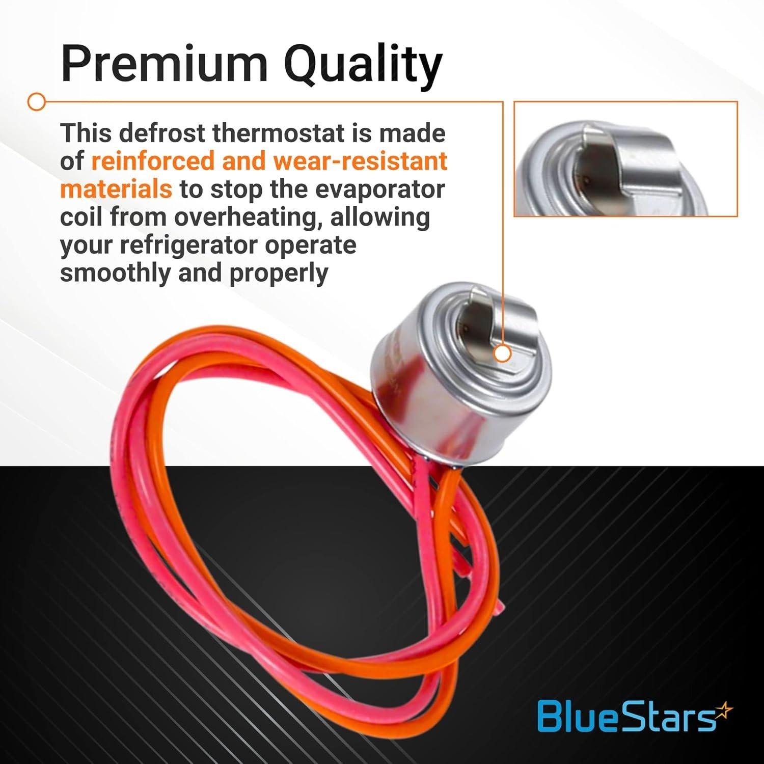 WR55X10025 Refrigerator Temperature Sensor WR50X10068 Refrigerator Defrost Thermostat image 3