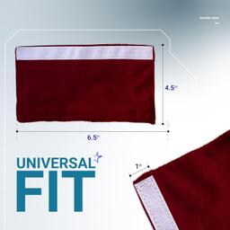 [Lifetime Warranty] Microwave Door Handle Covers, Keep Your Kitchen Appliances Clean from Smudges, Drips, Food Stains, Oil, Decor Protector for Ovens, Microwaves, Cabinets Pull (Red) - Pack of 4 thumbnail 4