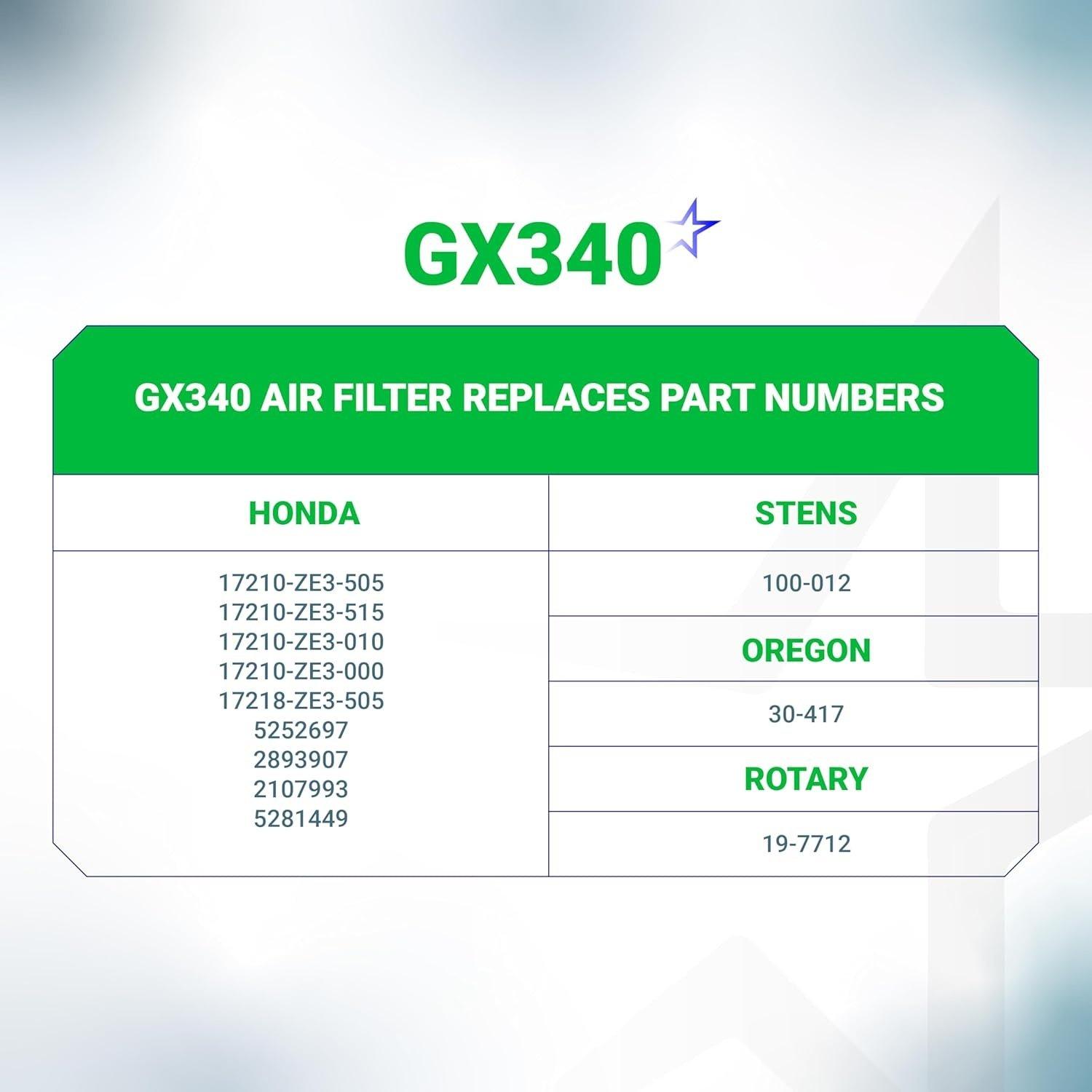 [Lifetime Warranty] AFZE30 GX390 GX340 Air Filter Honda image 5