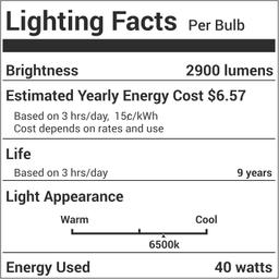 [Lifetime Warranty] 2-pack 40W E26 LED Corn Light Bulbs E26 Medium Base 2900 Lumens Super Bright (280W Equivalent) thumbnail 1