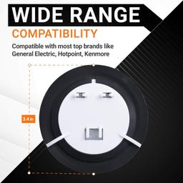 [Lifetime Warranty] WR17X11653 Refrigerator Ice Dispenser Door Flap Replacement  - Compatible with GE & Kenmore Refrigerators - Replaces AP3672582 WR17X11653 PS964304 thumbnail 4