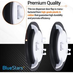 [Lifetime Warranty] WR17X11653 Refrigerator Ice Dispenser Door Flap Replacement  - Compatible with GE & Kenmore Refrigerators - Replaces AP3672582 WR17X11653 PS964304 thumbnail 3