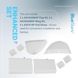 [Lifetime Warranty] Pool Cleaner AXV434WHP Flap Kit & AXV604WHP Wing Kit & AXV414P Pod Shoes thumbnail 1