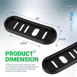 [Lifetime Warranty] 490-241-0010 Snowblower Slide Shoes Kit - Pack of 2 thumbnail 2