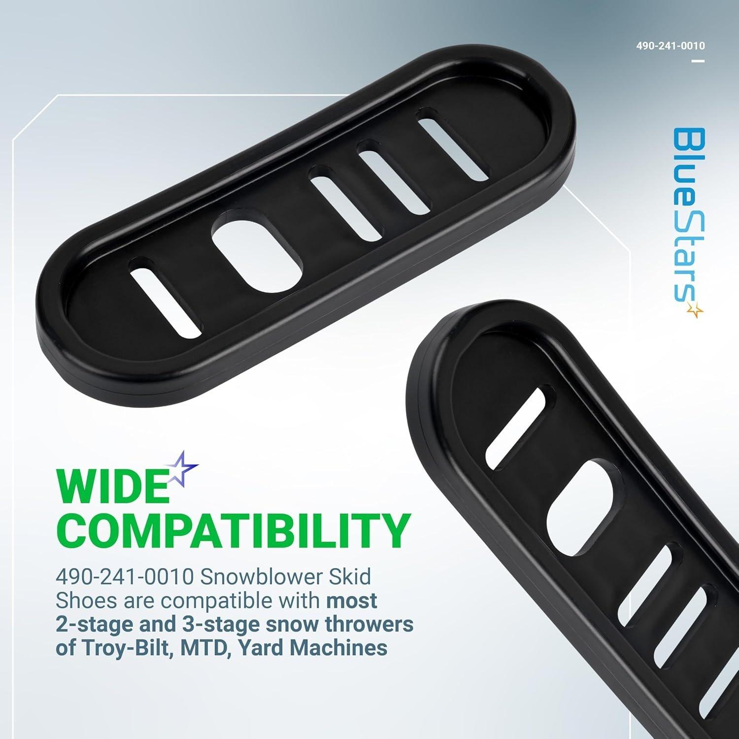 [Lifetime Warranty] 490-241-0010 Snowblower Slide Shoes Kit - Pack of 2 image 4