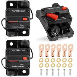 [Lifetime Warranty] 250Amp Circuit Breaker for Boats Cars Trolling Motors thumbnail 0