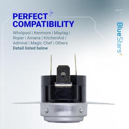 [Lifetime Warranty] WP3387134 3387134 Dryer Cycling Thermostat - Compatible with Whirlpool Kenmore Dryers - Replaces AP6008270 306910 3387135 3387139 ET187 PS11741405 - Pack of 2 thumbnail 5